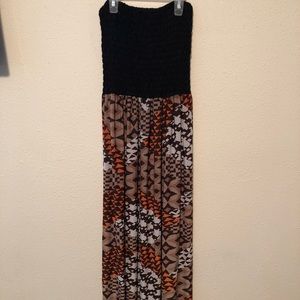 Multicolored maxi dress